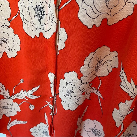 Button Down Printed Blouse - Picture 3 of 5